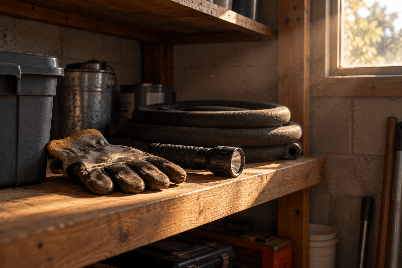 Housing costs like maintenance sit quietly on a garage shelf, waiting their turn.